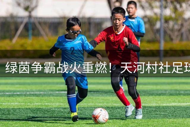 绿茵争霸战火重燃！天河村社足球赛揭幕战精彩对决